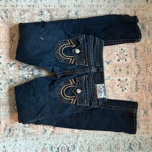 True Religion Dark Blue Low-rise Skinny Jeans